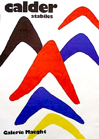 Cartel Original. Galerie Maeght , Alexander Calder