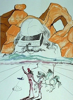 El camino de la sabiduria, el dibujante, Salvador Dalí