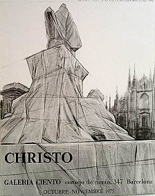 Cartel Original. Galería Ciento., Christo-Vladimirov Javacheff 