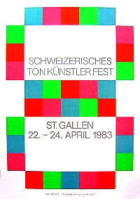 Tonkünstlerfest St. Gallen, Max Bill 