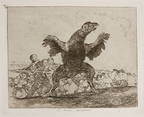El buitre carnívoro, Francisco de Goya y Lucientes 