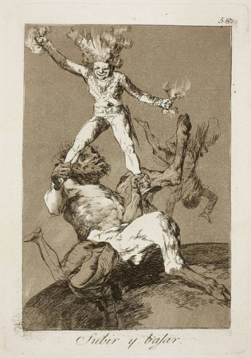 Subir y bajar, Francisco de Goya y Lucientes 