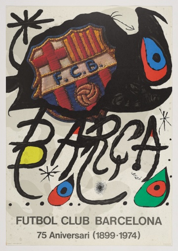 Fútbol Club Barcelona 75 Aniversari (1899-1974), Joan Miró
