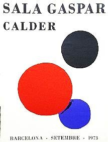 Cartel Original. Sala Gaspar., Alexander Calder