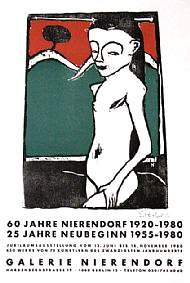 Galerie Nierendorf. 1980 , Erich Heckel