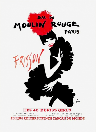 Moulin Rouge Frisson , René Gruau
