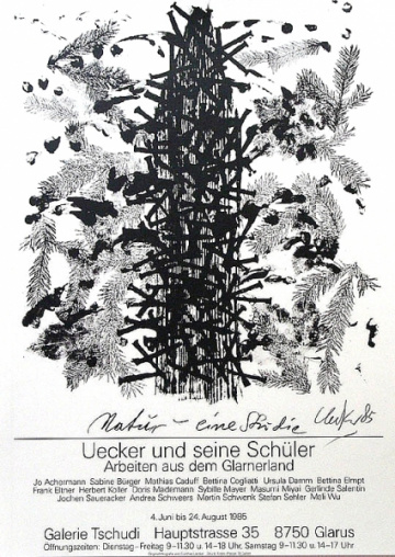 Galerie Tschudi. Glarus, Günther Uecker 