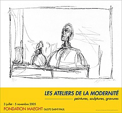 Les Ateliers de la Modernité, Alberto Giacometti