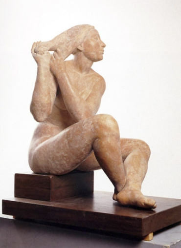 Mujer peinandose, Joaquín García Donaire