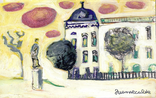 Paseo de Recoletos, Biblioteca Nacional, Juan Alcalde